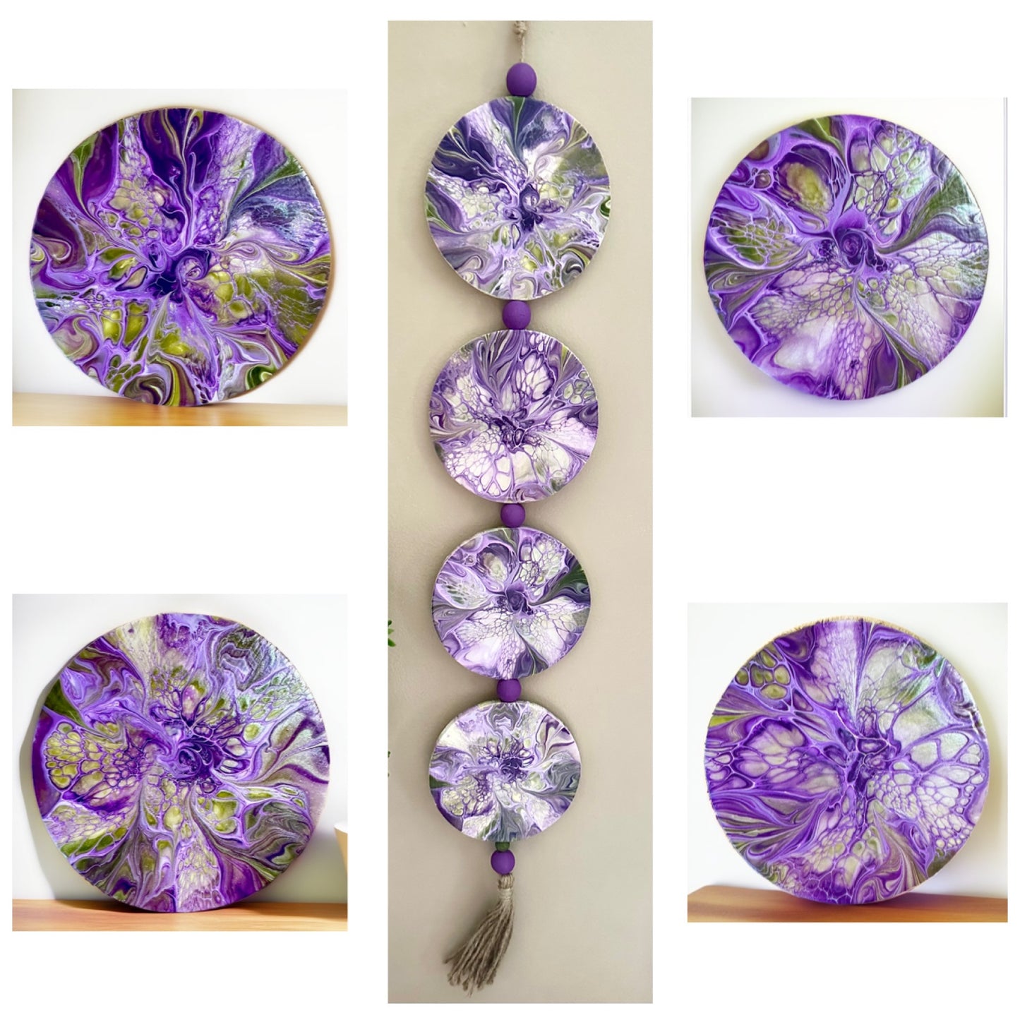 Lilac, Purple & Green Wall Decor